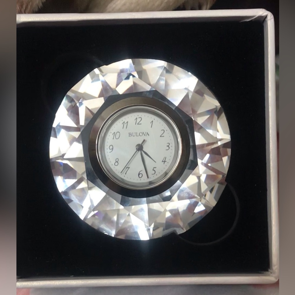 Bulova Diamond Shape Clock